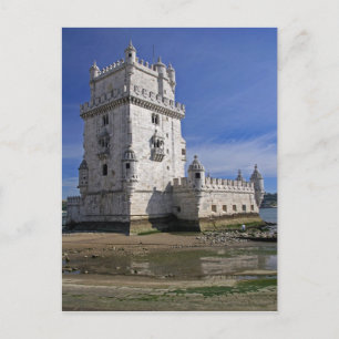 Portugal, Lissabon. Belem-Turm, ein UNESCO-Welterb Postkarte