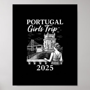 Portugal Mädchen Reise 2025 Stadt Reise Urlaub 1  Poster