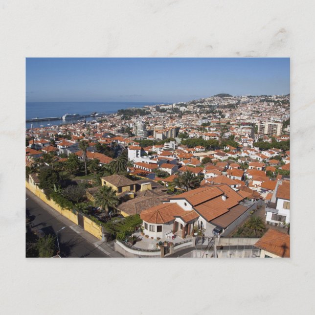 Portugal, Madeira, Funchal. Cable Car Postkarte (Vorderseite)