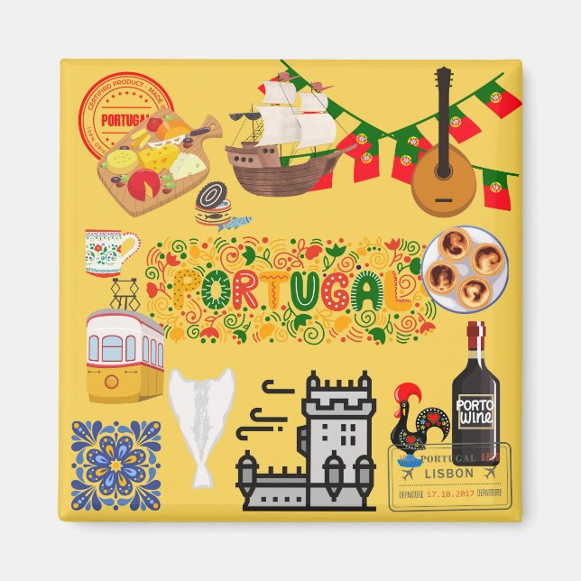 Portugal Magnet (Vorne)