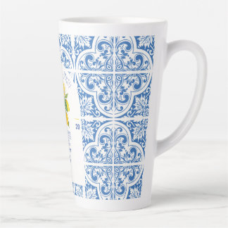 Portugal Mariage Mug | Carreaux bleus et citrons E
