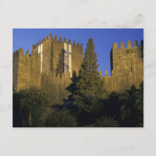 Portugal, Minho, Guimaraes. Castelo de Sao Postkarte