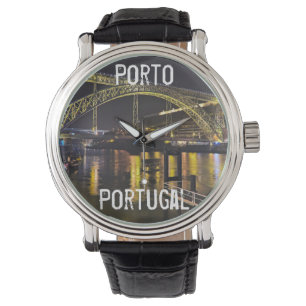 Portugal. Nachtszene in der Nähe des Douro River  Armbanduhr