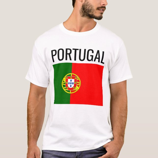 Portugal // Nationale Weltflagge T-Shirt (Vorderseite)