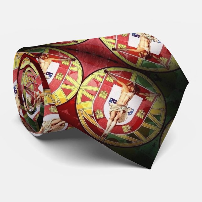 Portugal Neck Tie Krawatte (Gerollt)