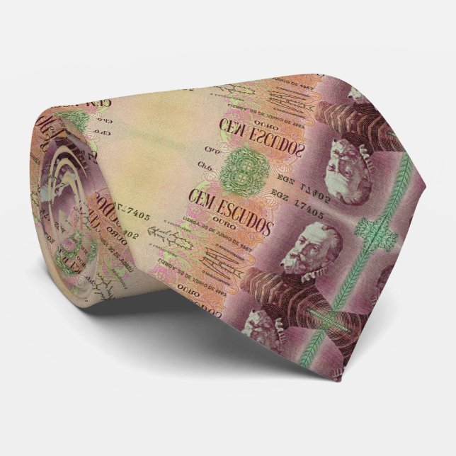Portugal Neck Tie Krawatte (Gerollt)