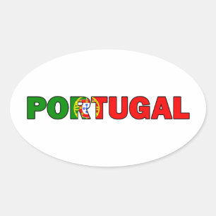 Portugal Ovaler Aufkleber