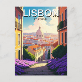 Portugal Pantheon Alfama Anime Postkarte