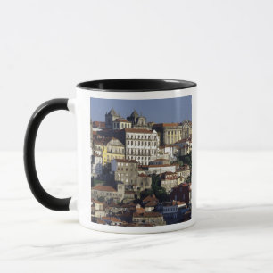 Portugal, Porto. Historische Häuser und Tasse