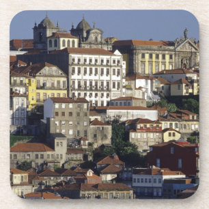 Portugal, Porto (Porto). Historische Häuser und Untersetzer