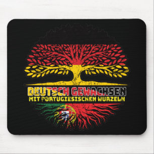 Portugal Portugiesisch Deutsch Deutschland Baum Mousepad