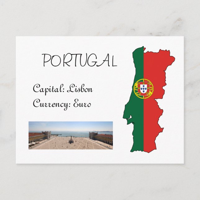 Portugal Postkarte (Vorderseite)