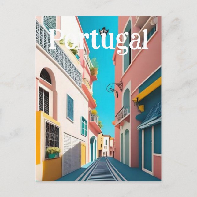 Portugal Postkarte (Vorderseite)