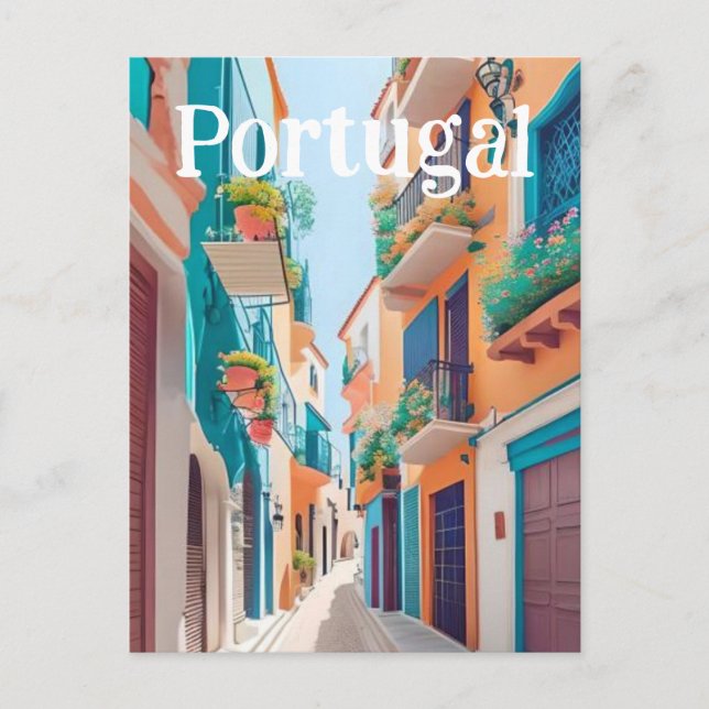 Portugal Postkarte (Vorderseite)