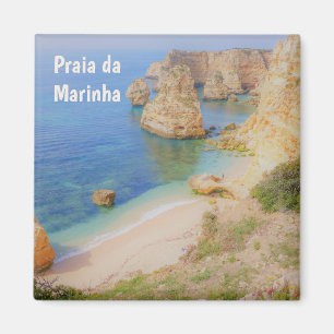 Portugal Praia da Marinha im Souvenir der Algarve Magnet