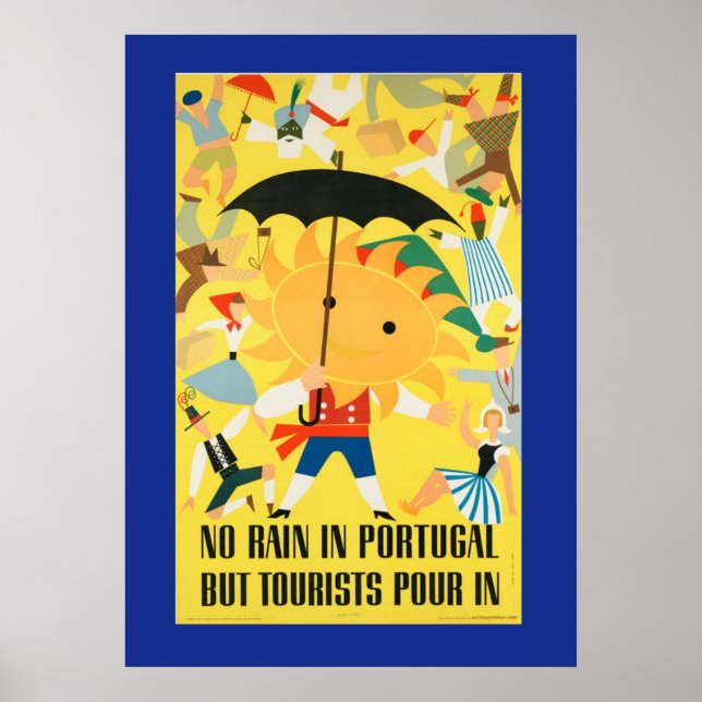 Portugal Rennen People Poster (Vorne)