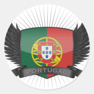 PORTUGAL RUNDER AUFKLEBER