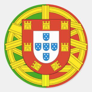 Portugal Runder Aufkleber