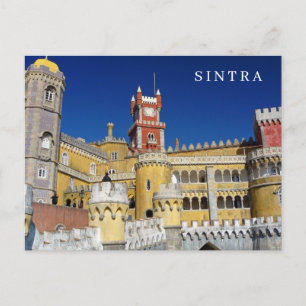 Portugal Sintra Pena Palace vue carte postale