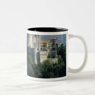 Portugal, Sintra, Pena-Palast, auf der Serra da Zweifarbige Tasse