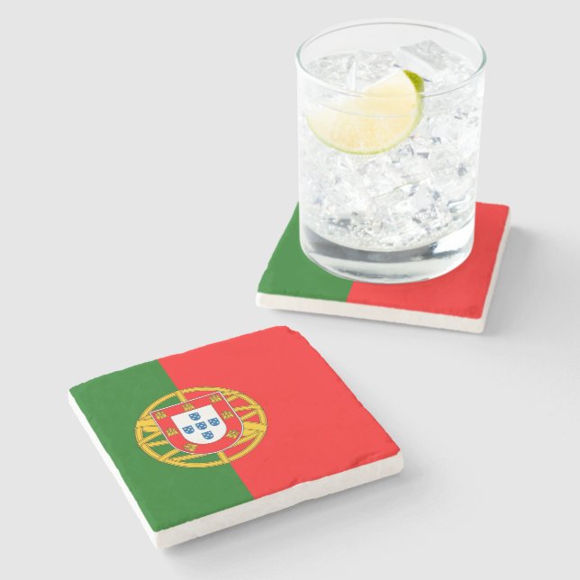 Portugal Steinuntersetzer (Seitenansicht)