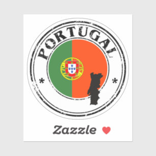 Portugal Sticker Drapeau Rond Pour Portable Book..