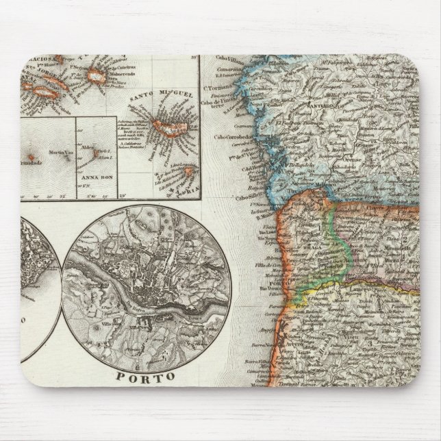 Portugal und Kap Verde Mousepad (Vorne)