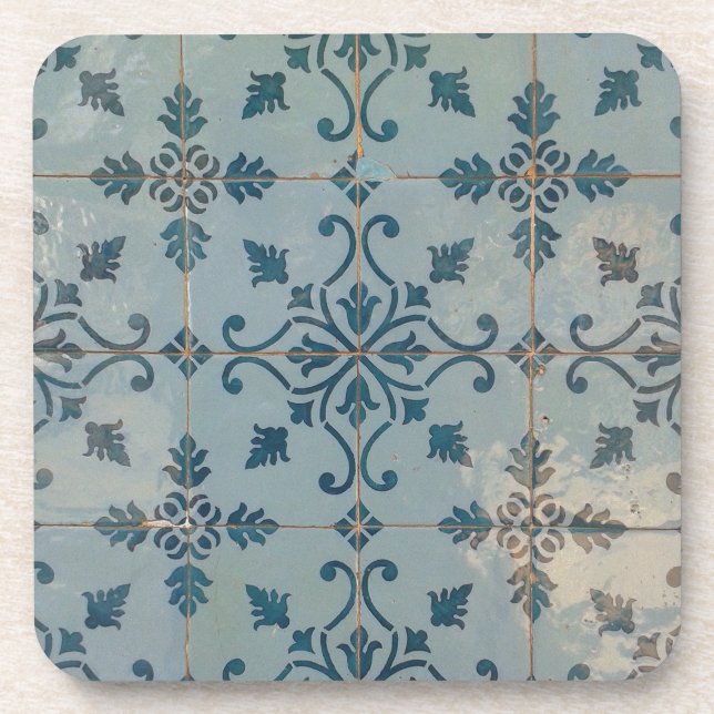Portugal - Vintage Mosaike Untersetzer (Vorderseite)