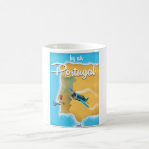 Portugal Vintage Reiseplakat Kaffeetasse
