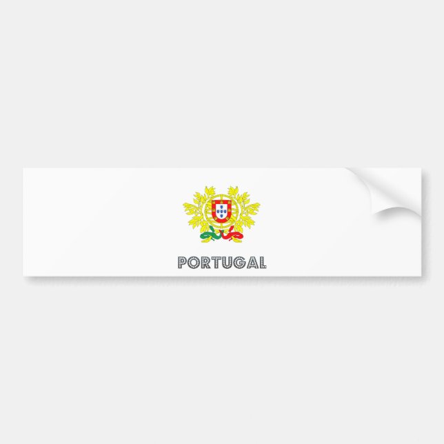 Portugal-Wappen Autoaufkleber (Vorne)