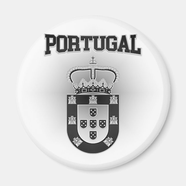 Portugal-Wappen Magnet (Vorne)