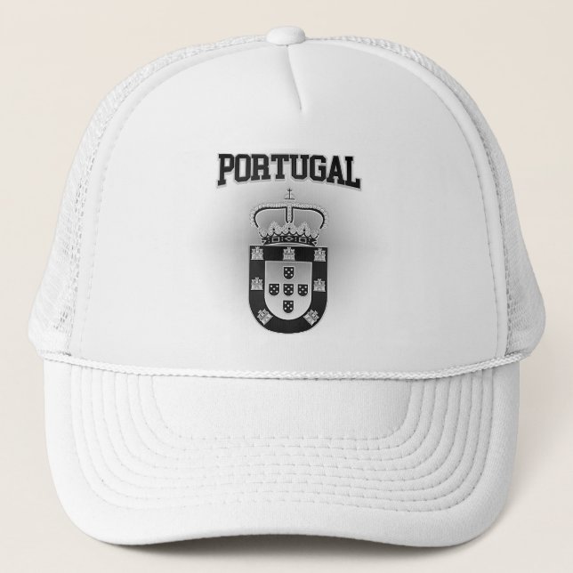 Portugal-Wappen Truckerkappe (Vorderseite)