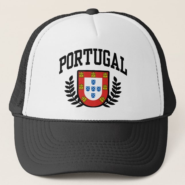 Portugal-Wappen Truckerkappe (Vorderseite)