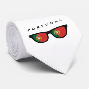 Portugal weist benutzerdefinierte Text- und Farbte Krawatte