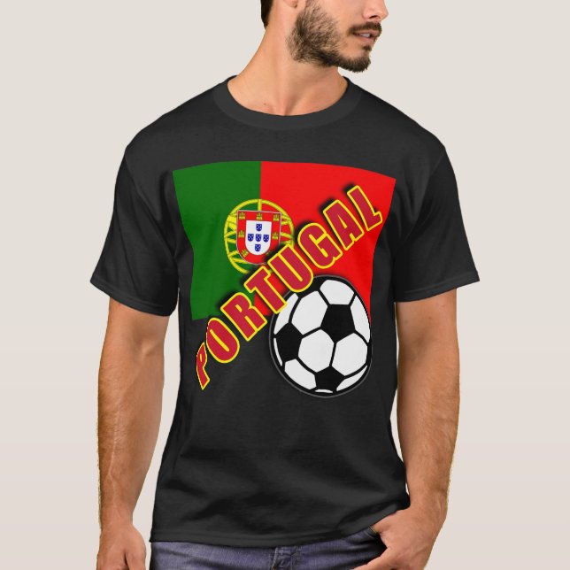 PORTUGAL-WeltFußballfan-T-Shirts T-Shirt (Vorderseite)