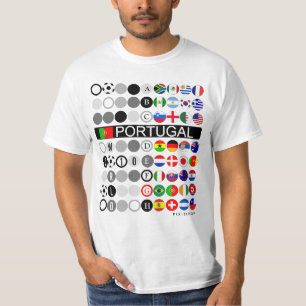 Portugal Weltmeisterschaft 2010 Gruppe G Indikiert T-Shirt