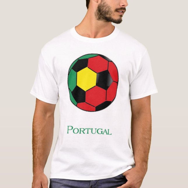 Portugal-Weltmeisterschaft-Fußball-T - Shirt (Vorderseite)
