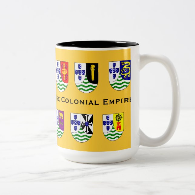 Portugalkolonialreich-Tasse Zweifarbige Tasse (Rechts)