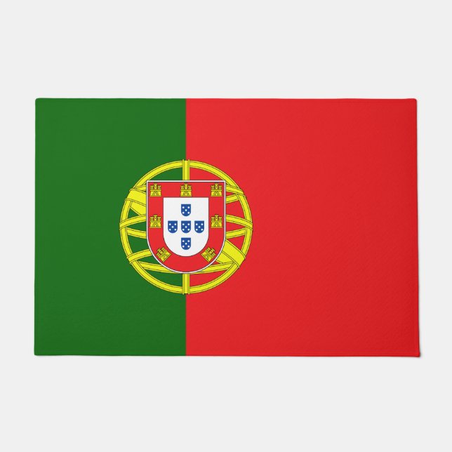 Portugese Flagge Fußmatte (Vorderseite)
