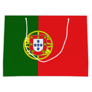 Portugese Flagge Große Geschenktüte