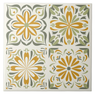 Portugese Tiles Pattern Fliese