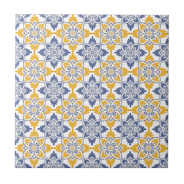 Portugese Tiles Pattern Fliese (Vorderseite)