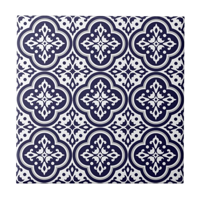 Portugese Tiles Pattern Fliese (Vorderseite)