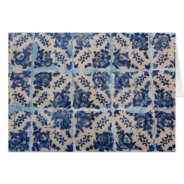 Portugiese Azulejo Fliesen (Vorderseite (Horizontal))
