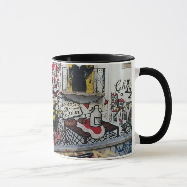 Portugiese: Fado Vadio - Alfama Lissabon Tasse (Rechts)