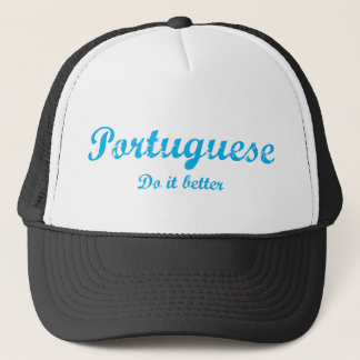 Portugiese verbessert es truckerkappe
