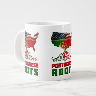 Portugiesisch-Amerikanische Roots-Tasse Jumbo-Tasse