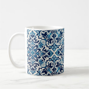 Portugiesisch-blaue Fliese Kaffeetasse