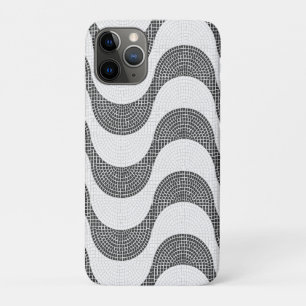 Portugiesisch-Kobelstein Schwarz-Weiß-Wellen Case-Mate iPhone Hülle