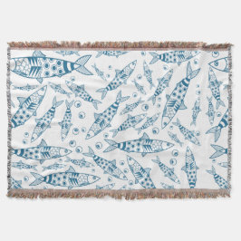Portugiesisch Lissabon Sardines Pattern Azulejos W Decke